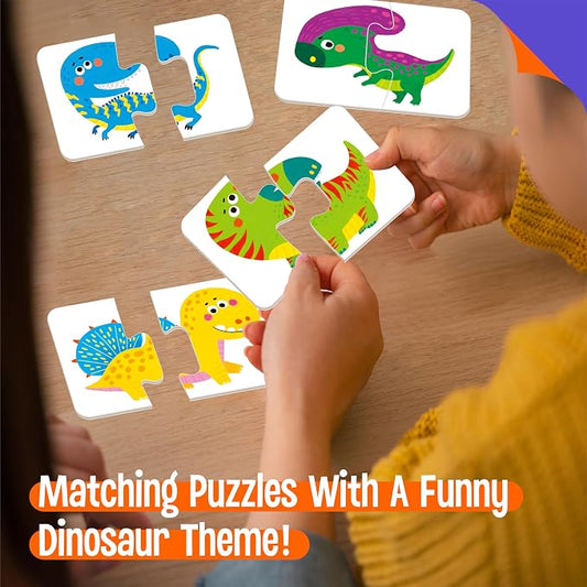 48 Dinosaurs Matching Puzzles - Image 2