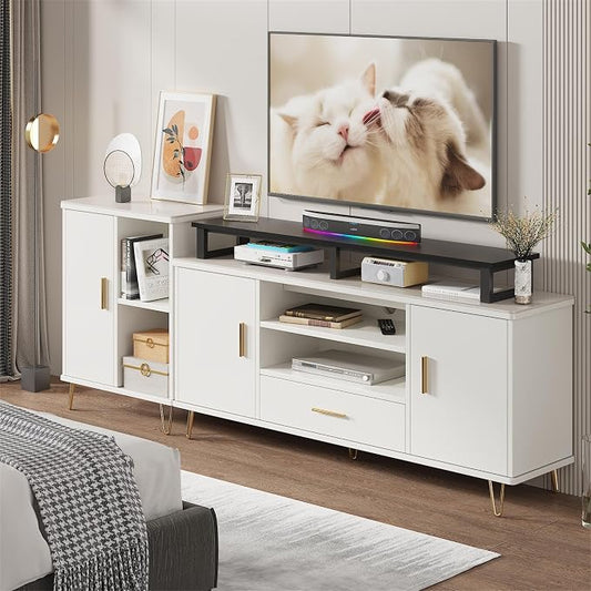YAOHUOO 59" Large TV Riser for 32-75 inch TV, TV Riser Stand Shelf - Image 2