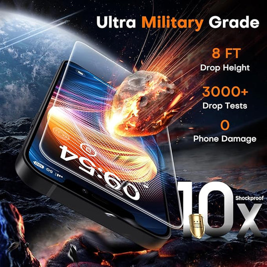TOCOL for iPhone 12 Screen Protector 9H Hardness Military Grade Shatterproof HD - Image 2