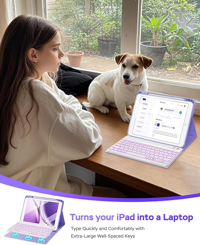 Keyboard Case for iPad 9th 8th 7th Generation 10.2" - Image 9