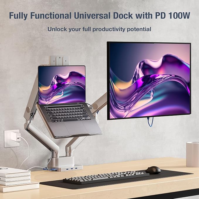 AVLT Dual 17”-38" Monitor Arm Desk Mount - Image 9