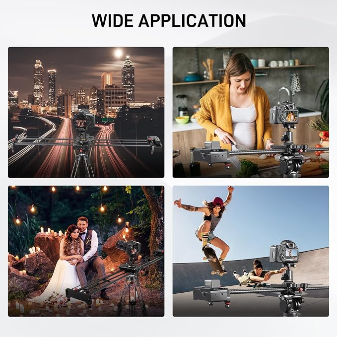 GVM Motorized Camera Slider, Support Video Mode, Time Lapse Photography - Image 9