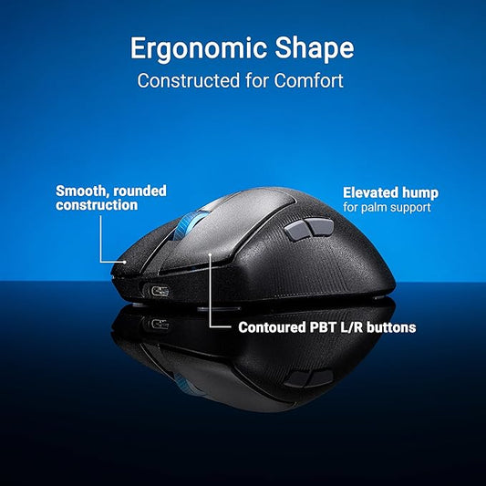 ASUS ROG Keris II Ace Wireless Gaming Mouse – Right-Handed Ergonomic, Tri-Mode - Image 2