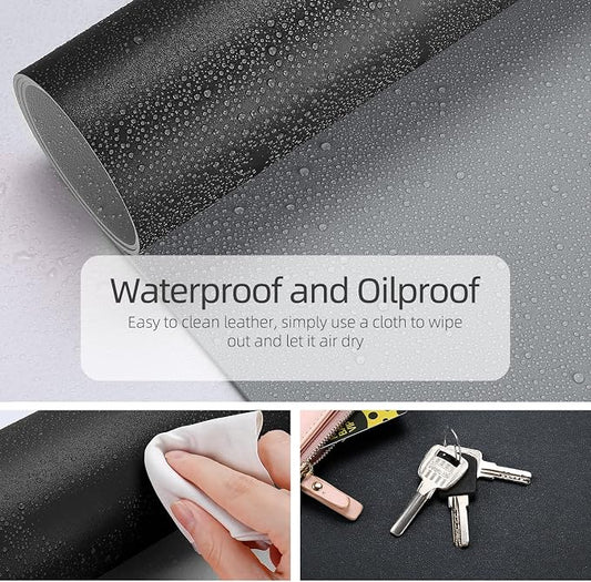 YSAGi Dual-Sided Desk Pad Protector, Waterproof Leather Desk Mat, Large Mouse - Image 2