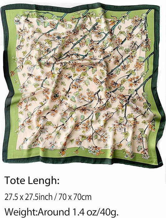 Silky Scarf for Women Lightweight Satin Bandanas Neck Hair Wrap For Sleeping - Image 2