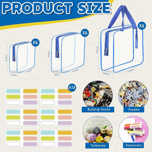 18 Packs Large Toy Storage Bags - Image 2