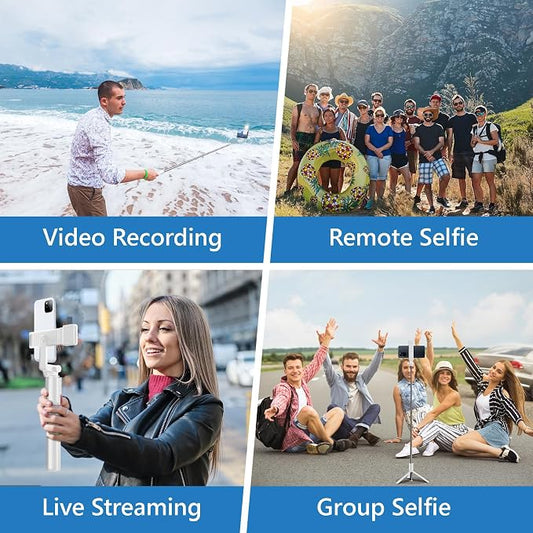 Selfie Stick Tripod, 40 in Retractable Tripod - Image 2