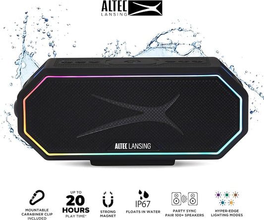 Altec Lansing Loud Portable Speakers Bluetooth Wireless Waterproof - Image 2
