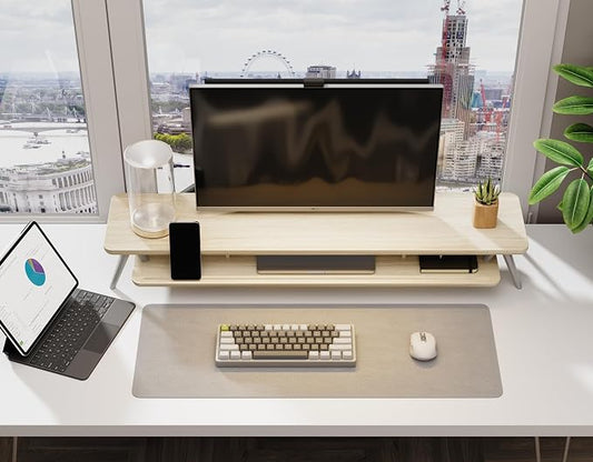 Fenge Dual Monitor Stand, Monitor Stands Riser - Image 2
