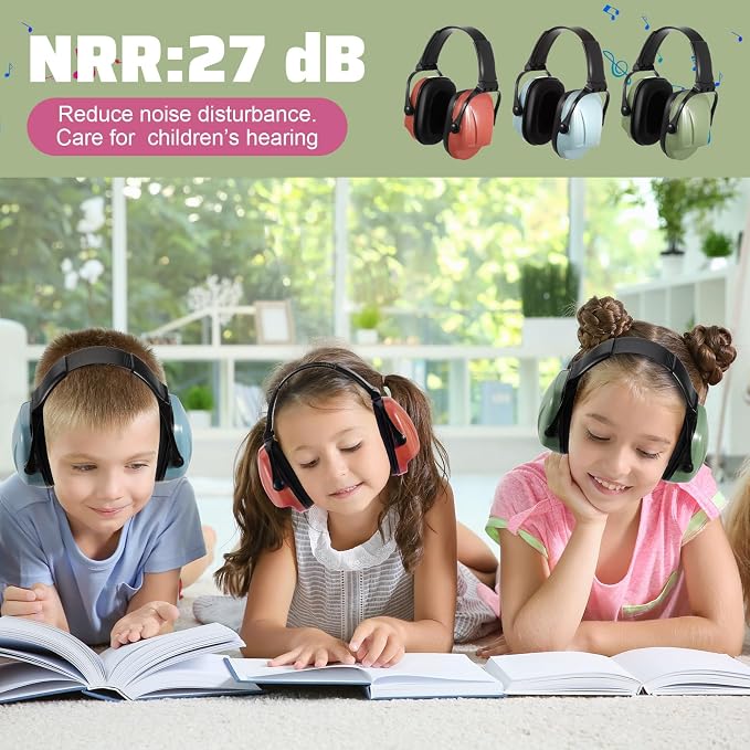 Amylove 12 Pcs Kids Ear Protection Noise Cancelling Headphones Ear Muffs Bulk - Image 6