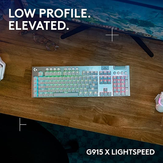 Logitech G915 X Lightspeed Wireless Mechanical Gaming Keyboard, Double-Shot PBT - Image 2