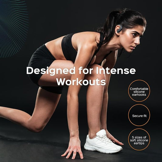 TREBLAB X3 Pro - Workout True Wireless Earbuds, Comfortable Earhooks, Punchy - Image 2