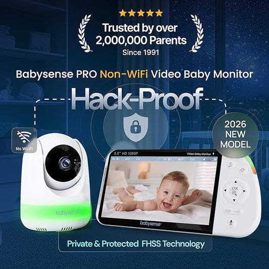 Babysense PRO Full HD 5.5" Split Screen Baby Monitor - Image 2