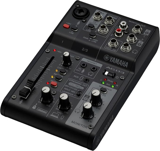 Yamaha AG03MK2 Black Live Streaming Kit - Image 2