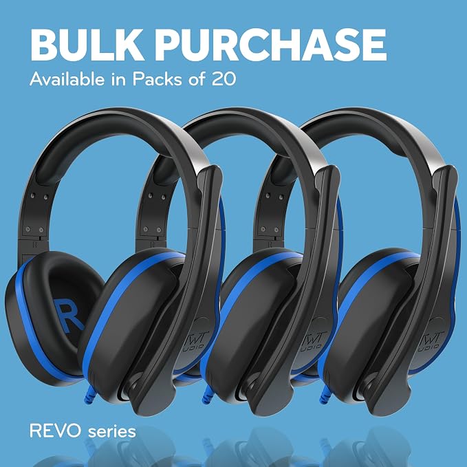 ThinkWrite Technologies TWT Audio REVO Headset, Premium Wired Over-Ear Headset - Image 3