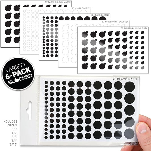BLOCKED Stackable Webcam/Camera Vinyl Covers | 456 Low-Tack Restickable Webcam - Image 2