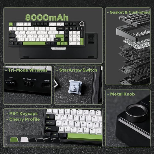 EPOMAKER X Aula F99 PRO Wireless Gaming Keyboard - Image 2