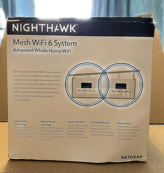 NETGEAR Nighthawk Whole Home Mesh WiFi 6 System - Image 2