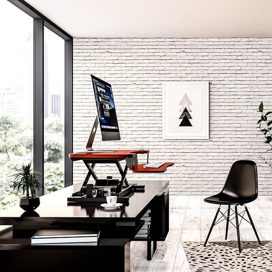 VERSADESK® PowerPro™ 36” x 24” Standing Desk Converter | 7.75” - Image 2