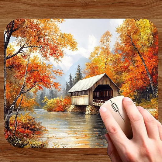 Fall Season Mouse Pad Mat Mousepad - Image 2