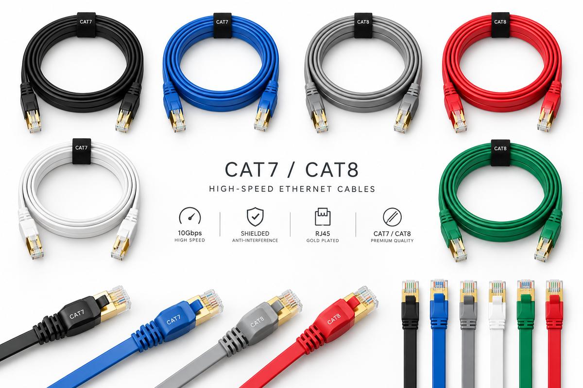 Cat 7 & Cat 8 Cables