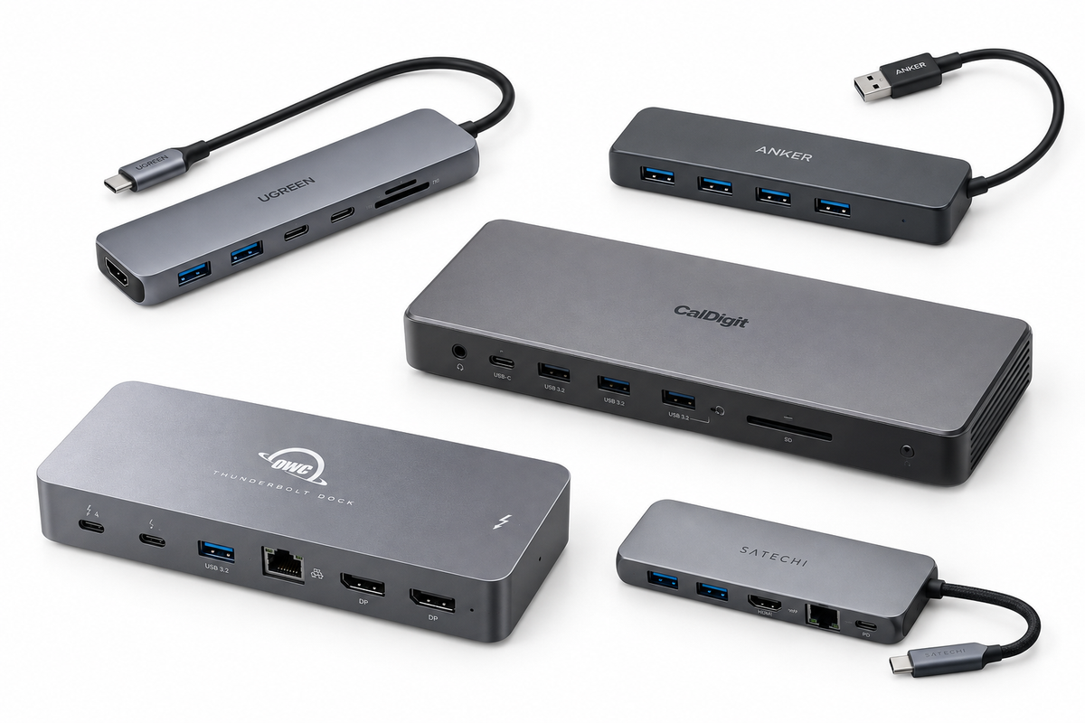 USB Hubs & Docking Stations