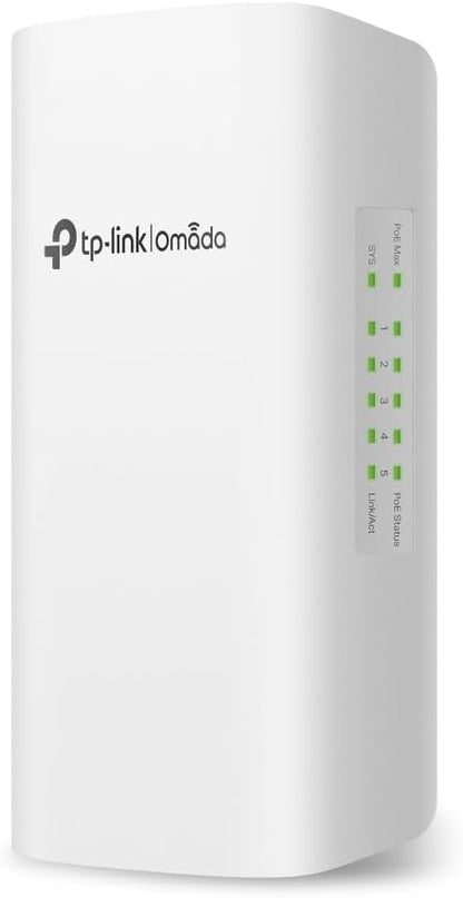 TP-Link Omada SG2005P-PD | 5 Port Outdoor PoE Passthrough Gigabit Ethernet by TP-Link
