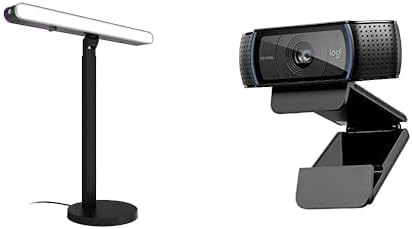 Logitech G Litra Beam LX Premium Dual-Sided RGB LED Streaming Key Light + C920X by LogitechG