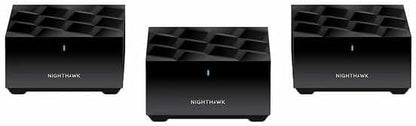 Netgear MK73-100NAR Nighthawk Dual-Band AX3000 3-Pack 3Gbps WiFi 6 Mesh System by Amazon+Renewed