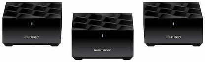 Netgear MK73-100NAR Nighthawk Dual-Band AX3000 3-Pack 3Gbps WiFi 6 Mesh System by Amazon+Renewed