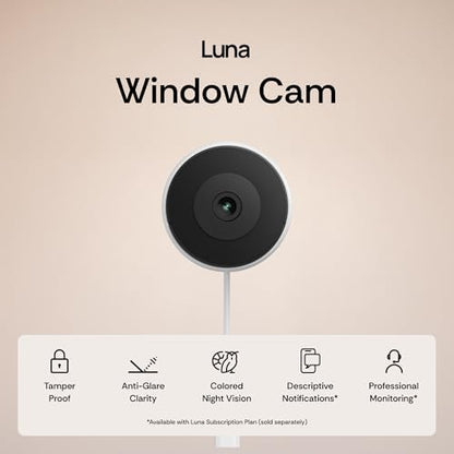 Luna 2K Indoor Cameras for Home Security and Window Camera, Smart AI - Image 3