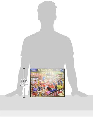 White Mountain Puzzles American Diner, 1000 Piece Jigsaw Puzzle - Image 3