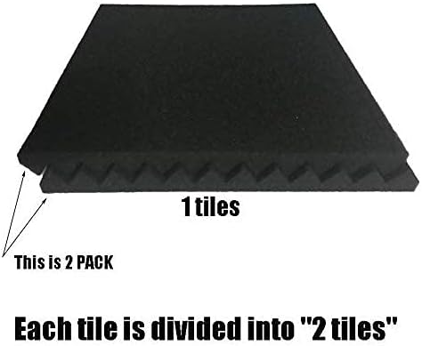 96 Pack Black/purple 12 "X 12 "X1" Acoustic Panels Studio Soundproofing Foam - Image 6
