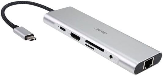9-in-1 USB C Hub Multiple Adapter, 3 USB 3.0 Ports up to 5Gbps Transfer by Opro9