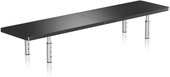 suptek Dual Monitor Stand Riser, Large Monitor Laptop Stand Riser 3 Adjustable by suptek