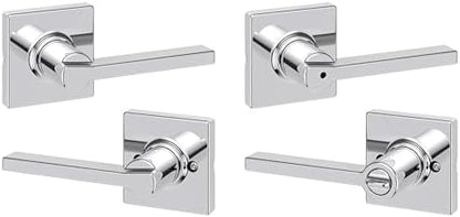 Kwikset Casey Hallway Passage and Bed/Bath Privacy Door Handle 2 Pack, 1 by Kwikset