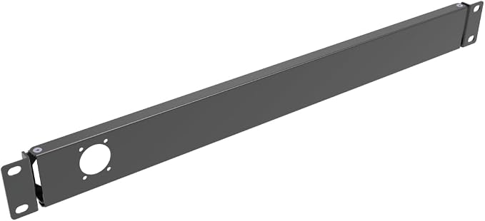 1U Hinged Rack Panel 1D XLR HDMI Audio Rack Mount Panel by Followme