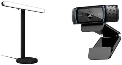 Logitech G Litra Beam Premium LED Gaming Key Light + C920X Pro Webcam Bundle by LogitechG