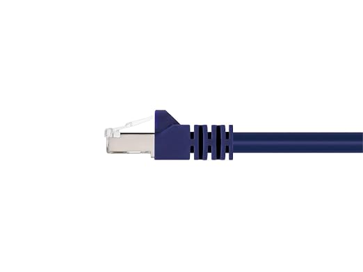 Monoprice Cat6A 10ft Purple Patch Cable Double Shielded 26AWG 10G Pure Bare - Image 2