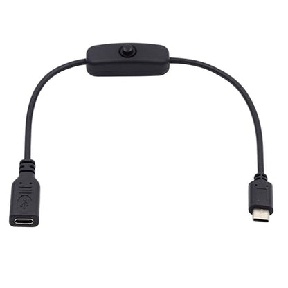 chenyang USB C Power Switch Extension Cable USB C Male to Female - Image 9