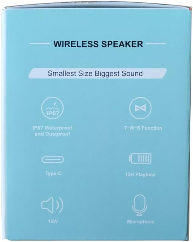 Bluetooth Speaker Wireless, IP67 Waterproof & Dustproof Portable Speaker - Image 10