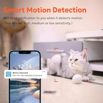 owltron Indoor Security Camera, 360 Pan/Tilt Home Cameras - Image 5