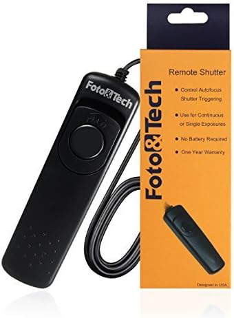 Foto&Tech Wired Remote Shutter Release RM-S1AM Replacement by FOTO%26TECH
