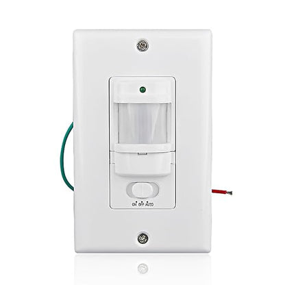 Sensky BS033C 110v Motion Sensor Light Switch, 180 Degree View Occupancy Sensor by Sensky