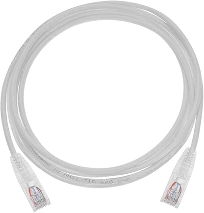 Monoprice Cat6 7ft White Component Level Patch Cable UTP 28AWG 550MHz Pure Bare - Image 4
