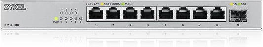Zyxel 8 Port Network Switch | 2.5Gb Multi Gigabit Switch | Unmanaged | 8X 2.5G - Image 2