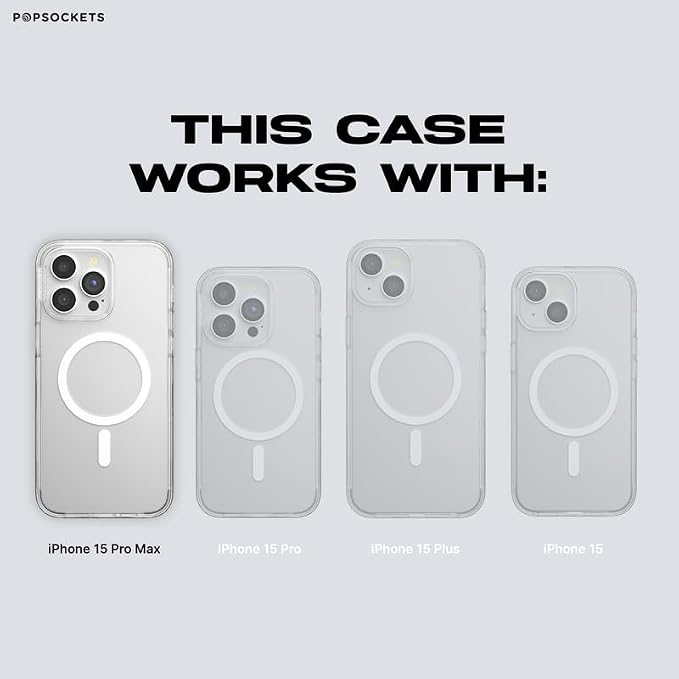 PopSockets Phone Grip Case for iPhone 15 Pro Max - Image 5