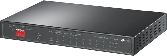 TP-Link TL-SG1210PP | 8 Port PoE Switch | 6 PoE+ and 2 PoE++ Ports @123W by TP-Link