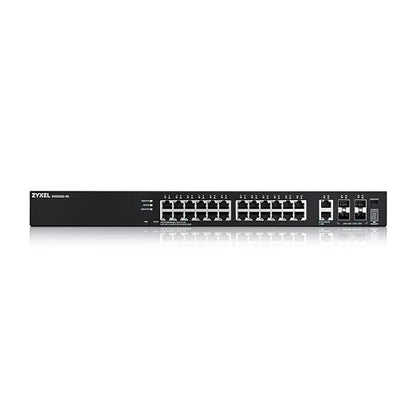 Zyxel 24-Port Gigabit Switch | Nebula Cloud Managed/L3 Access | 6X 10G Uplink - Image 2