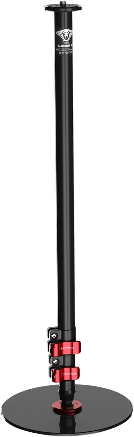 IFOOTAGE Cobra RB-A300, Round Base Monopod, Professional Camera Aluminium by IFOOTAGE